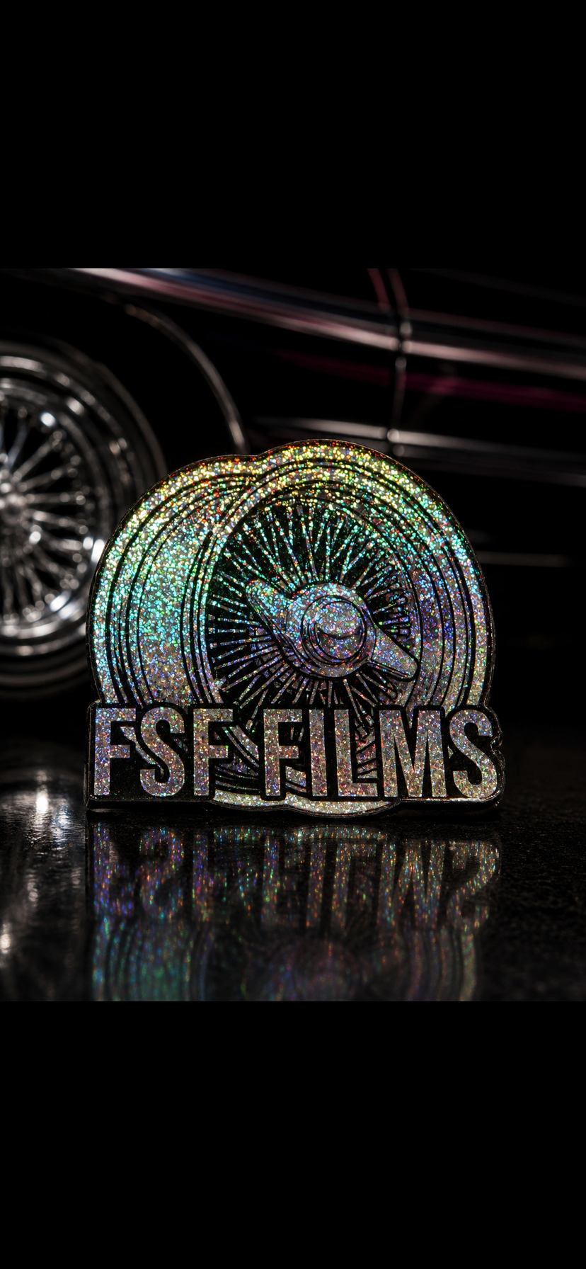 FSF Films Premium Glitter Sticker Pack – 6 Stickers