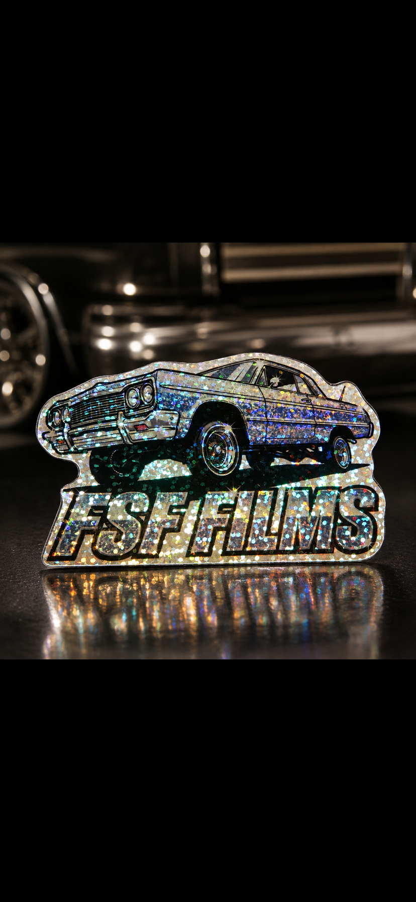 FSF Films Premium Glitter Sticker Pack – 6 Stickers