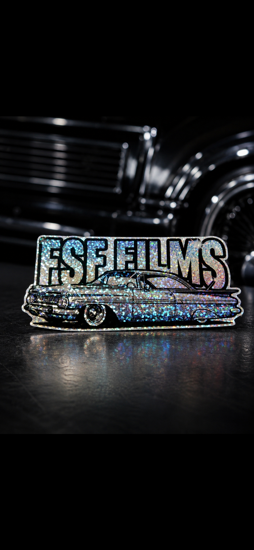 FSF Films Premium Glitter Sticker Pack – 6 Stickers